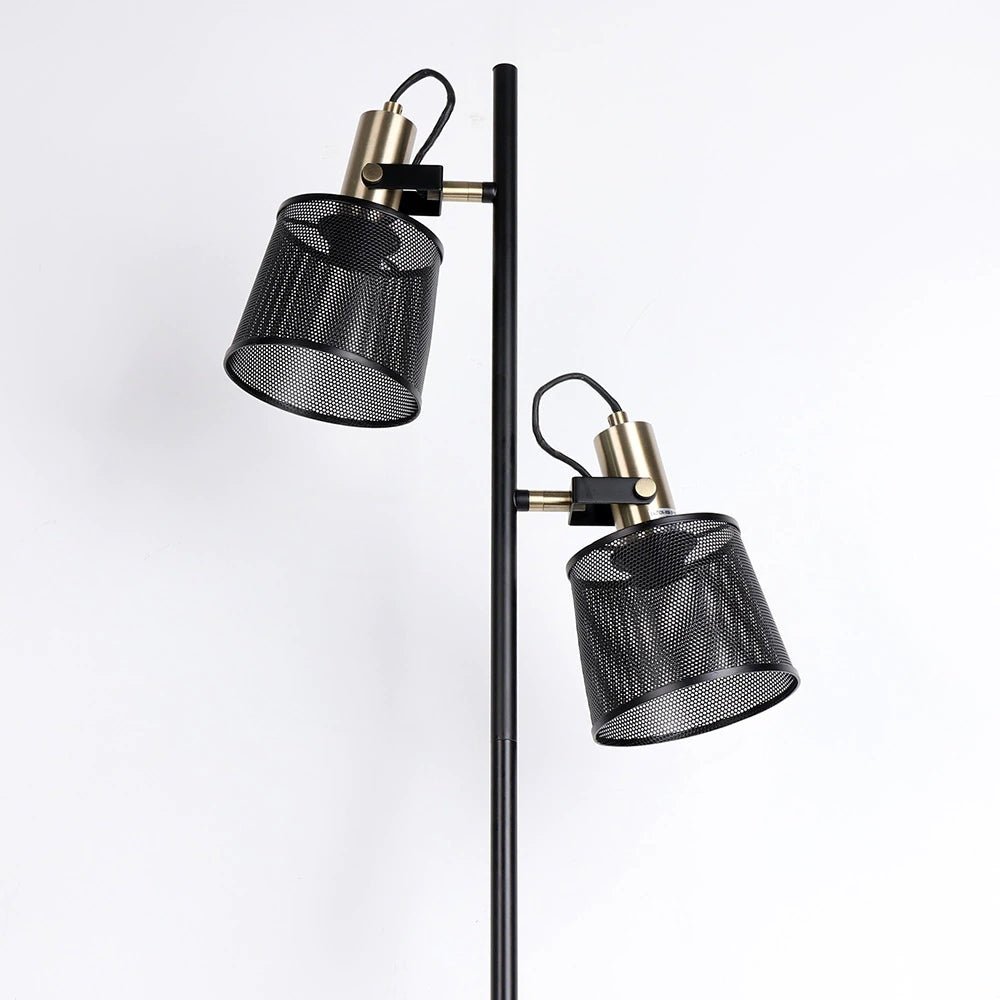 Azure Double Head Adjustable LED Floor Lamp - Lamps | Lucera Lighting