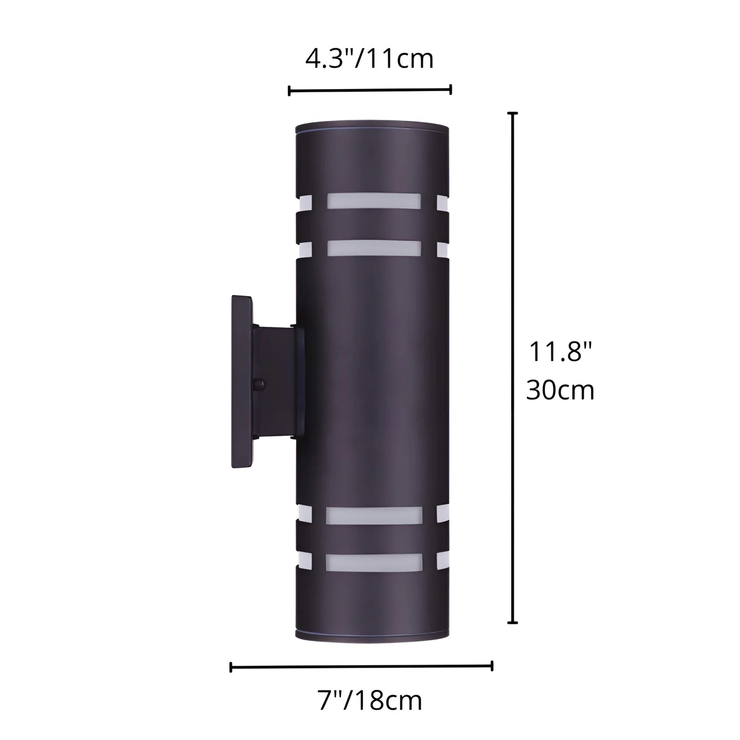 Orion Dual Beam Smart Wall Light - Exterior wall | Lucera Lighting