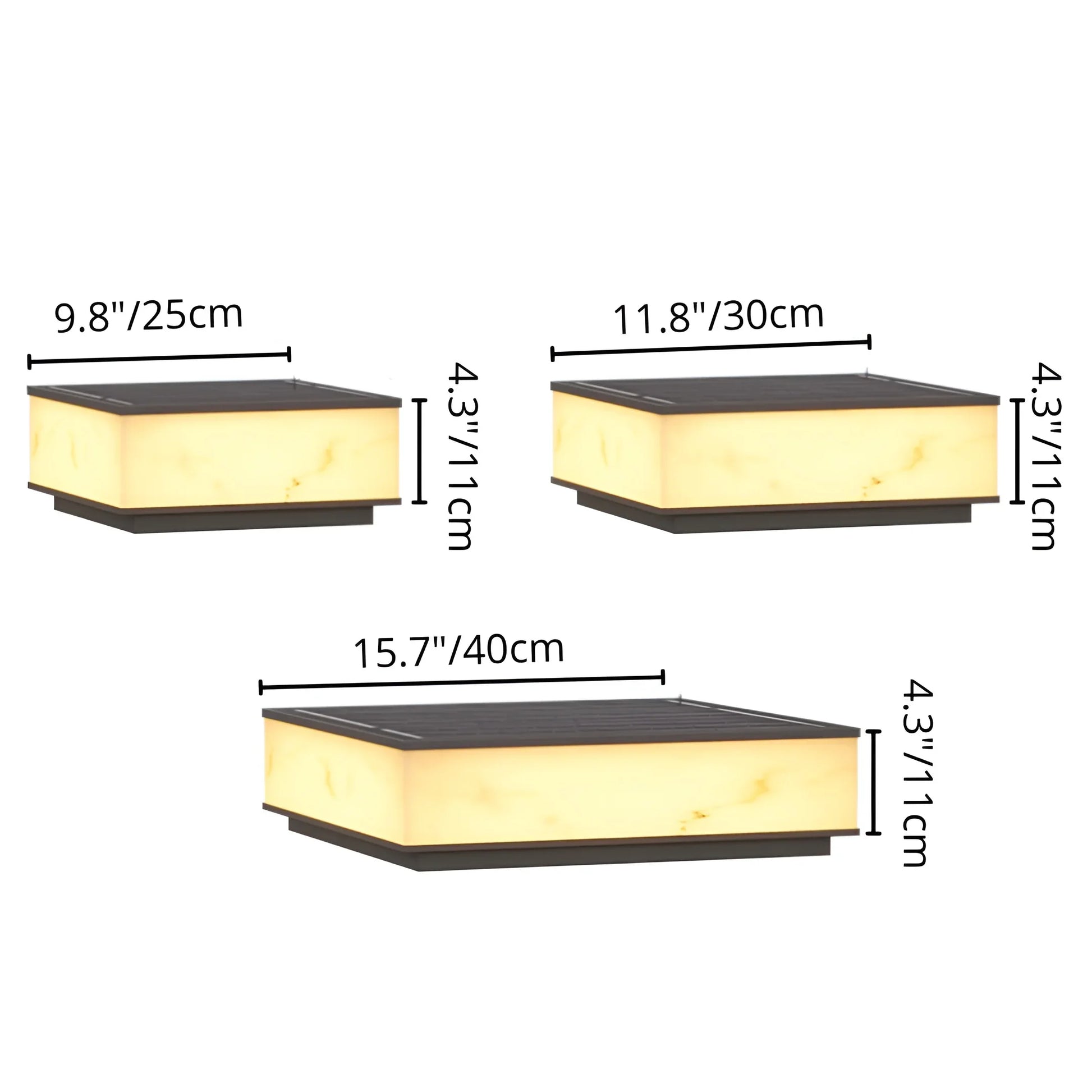 Cygnus Ridge Solar Pillar Light - Exterior wall | Lucera Lighting