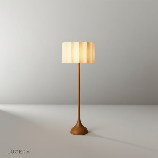 Alchemy Floor Lamp studio shot on clean beige background, front view