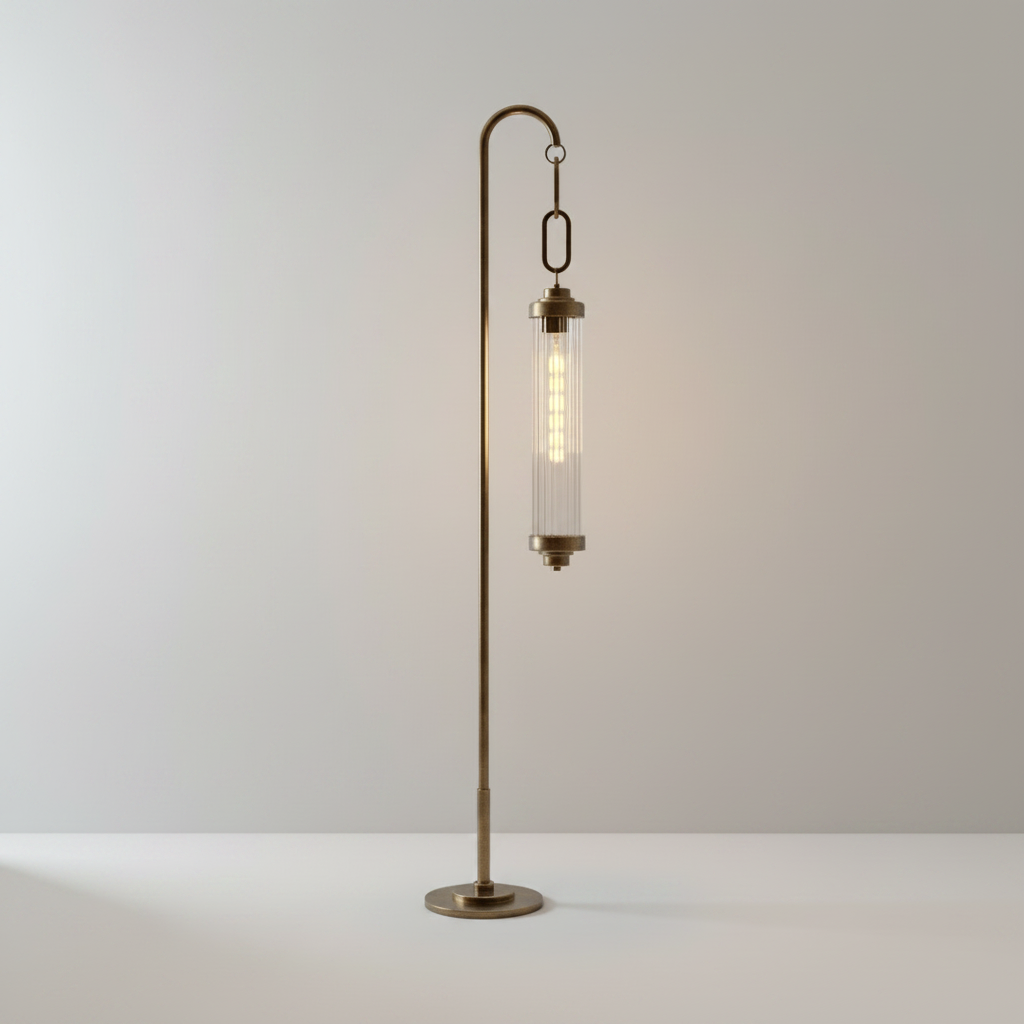 studio shot of Sacrament Floor Lamp full front view on neutral background