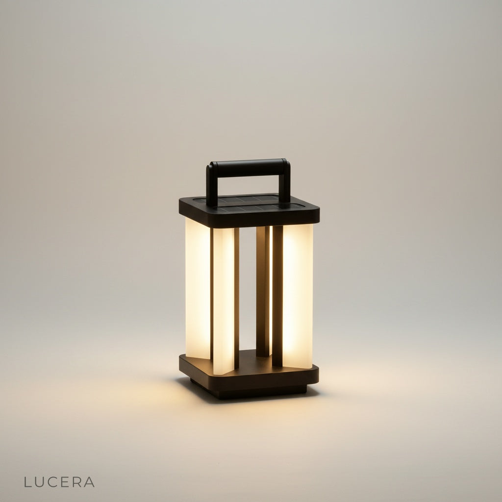 studio shot of the Unction Outdoor Lamp front view on a clean white background