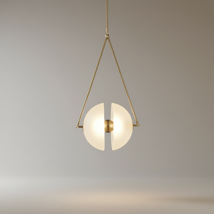Lucera Zephyrus Harmony pendant light studio shot on clean white background