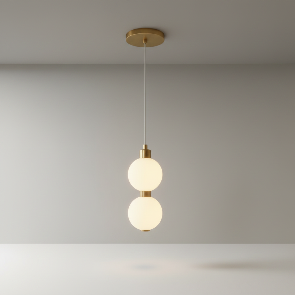 Sere pendant light studio shot on clean white background showing full design