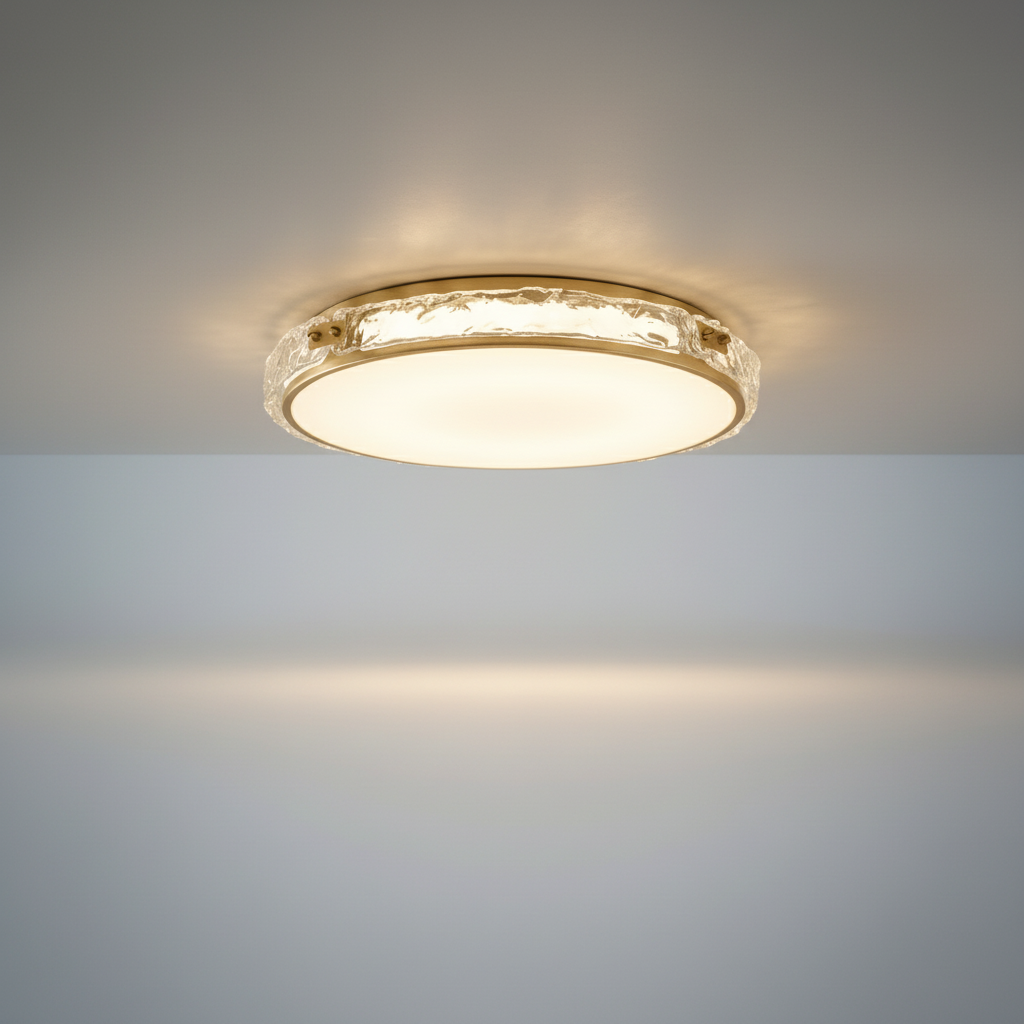 Eudora ceiling light studio shot on clean white background