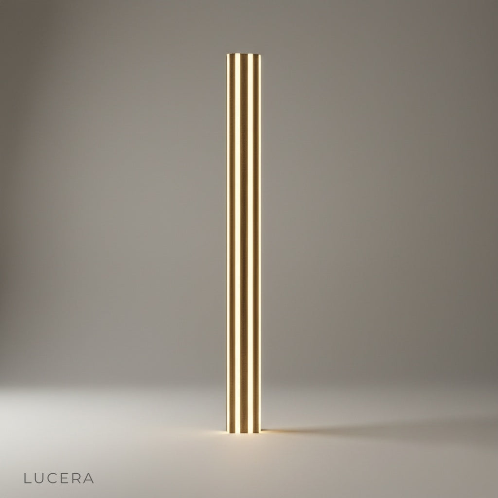 Hesperus wall lamp studio shot front view black powder-coated metal acrylic shade