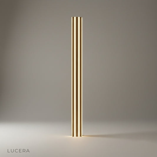 Hesperus wall lamp studio shot front view black powder-coated metal acrylic shade