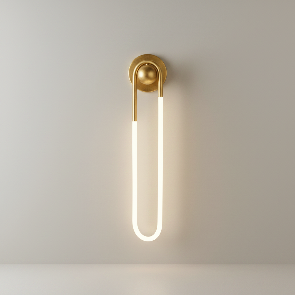 Ximena Wall Lamp studio shot front view on clean white background