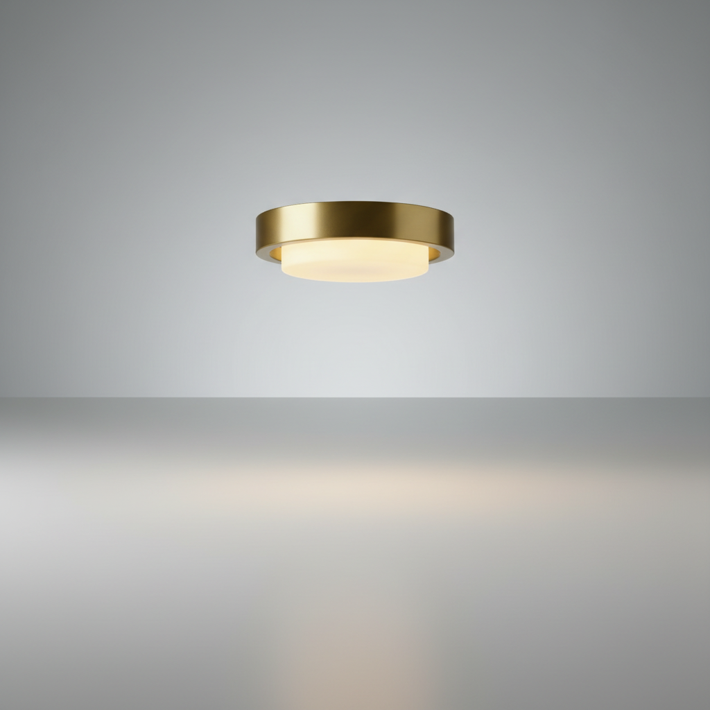William Ceiling Light front view on clean white studio background