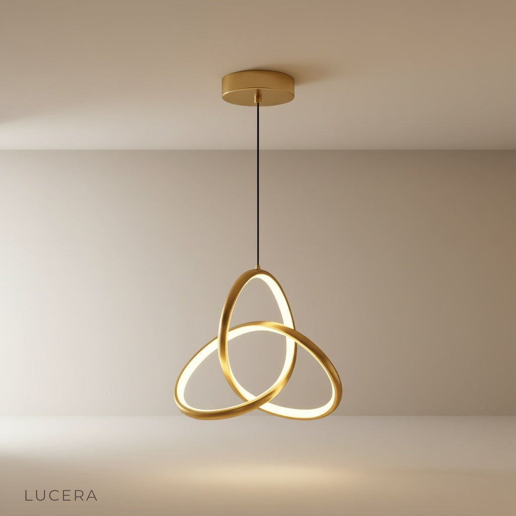 Tignanello pendant light studio shot on clean white background showing aluminum body