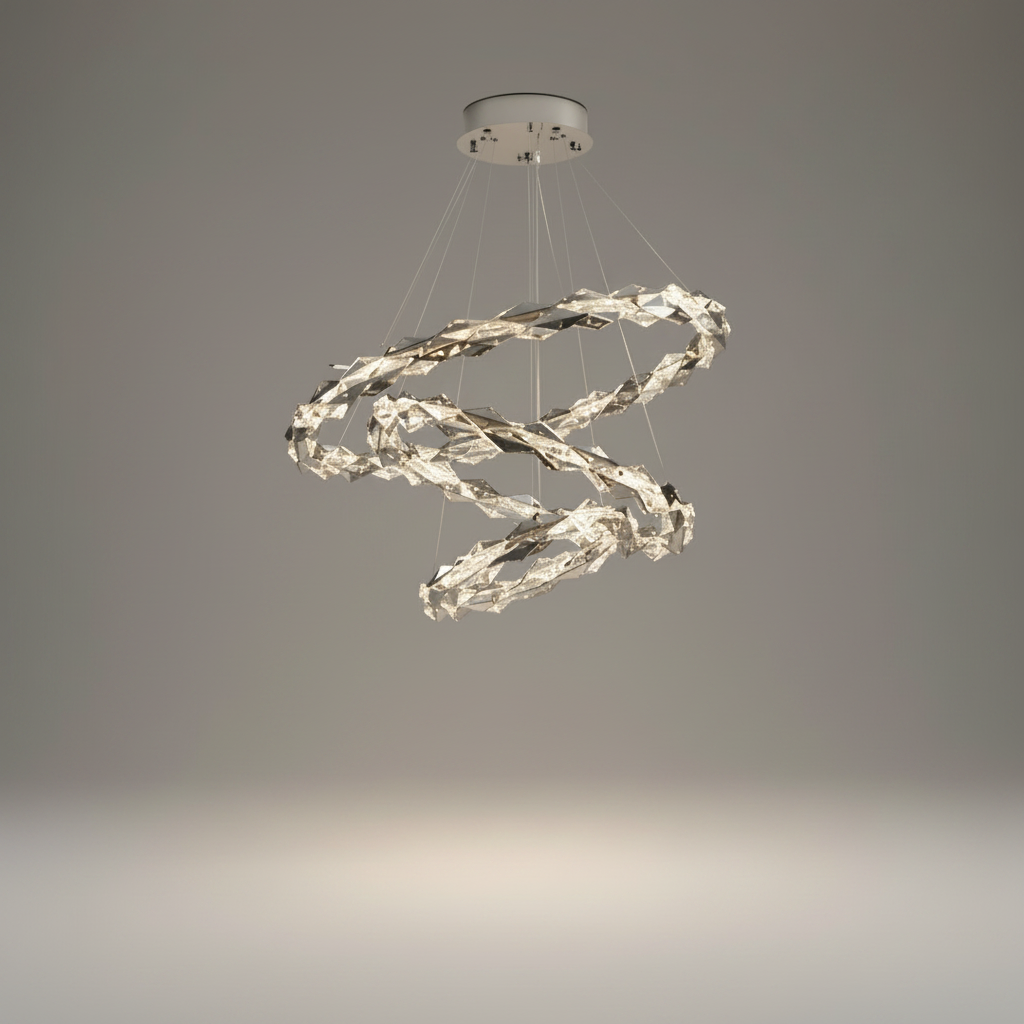 Axel K9 Crystal Chandelier - Multi-Ring LED - Chandeliers | Lucera Lighting