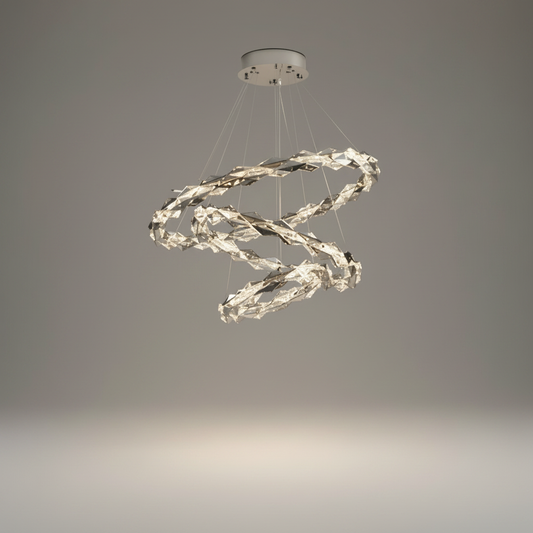 Axel K9 Crystal Chandelier - Multi-Ring LED - Chandeliers | Lucera Lighting