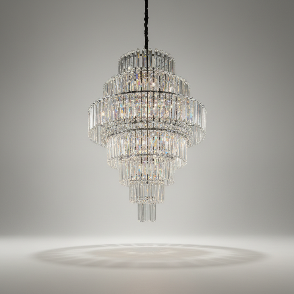 Ford French Empire Crystal LED Chandelier - Chandeliers | Lucera Lighting