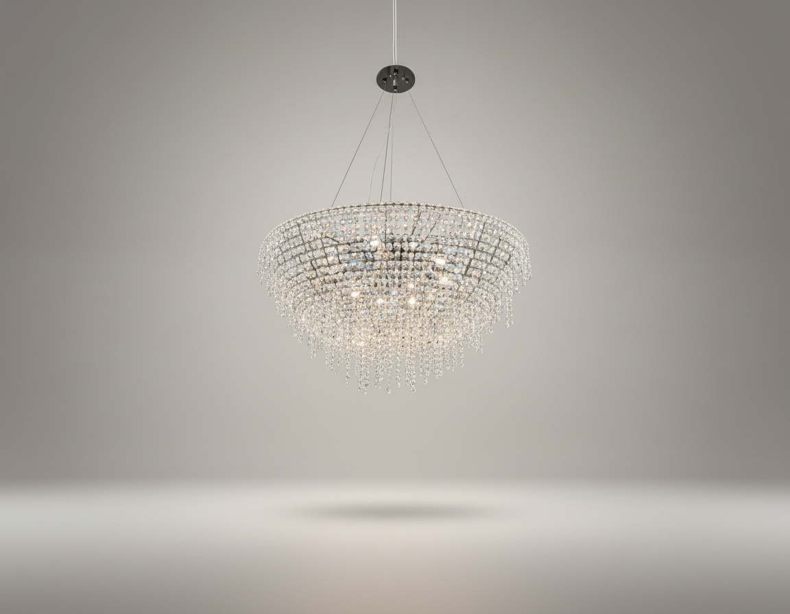 Glen Brilliant Drops Crystal Chandelier - Chandeliers | Lucera Lighting