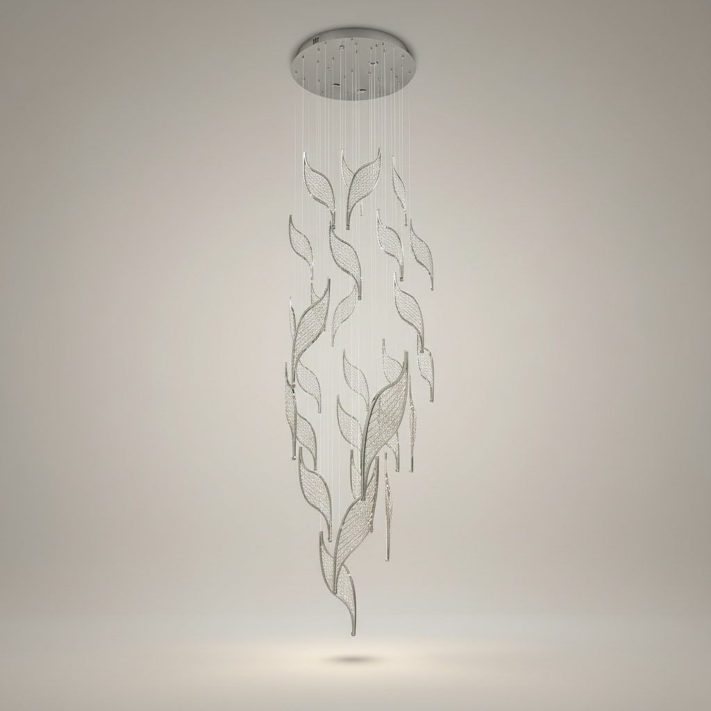 Brak LED Crystal Chandelier Bird Design - Chandeliers | Lucera Lighting