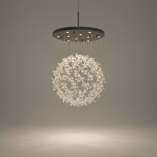 Borage Crystal Butterfly Ceiling Chandelier - Chandeliers | Lucera Lighting