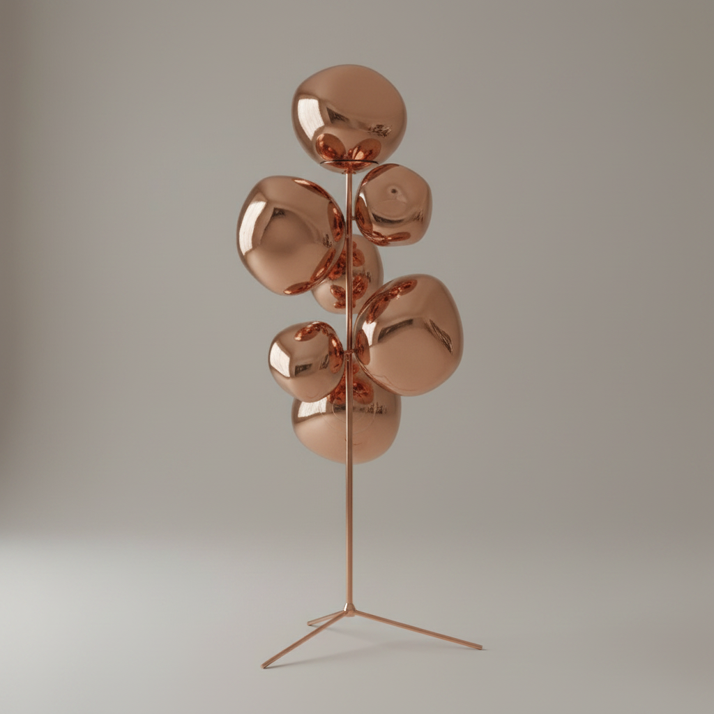 Moonstone Freiburg Standing Acrylic Lava Stone LED Floor La - Lamps | Lucera Lighting