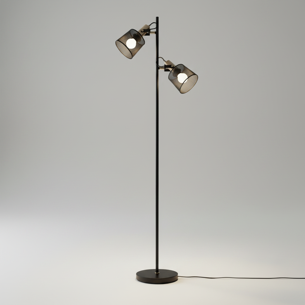 Azure Double Head Adjustable LED Floor Lamp - Lamps | Lucera Lighting