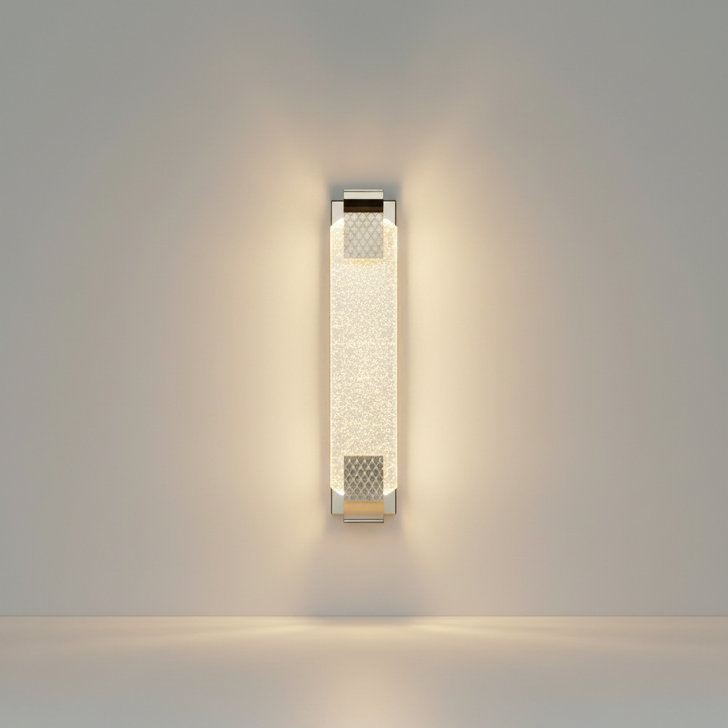 Polaris Stone Outdoor Crystal Sconce - Exterior wall | Lucera Lighting
