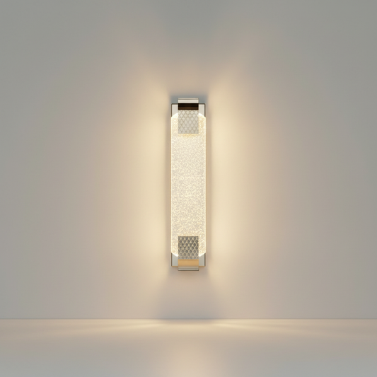 Polaris Stone Outdoor Crystal Sconce - Exterior wall | Lucera Lighting