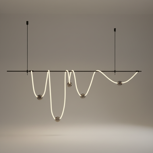 Crimson Irregular Linear LED Pendant Light - Pendant Lights | Lucera Lighting