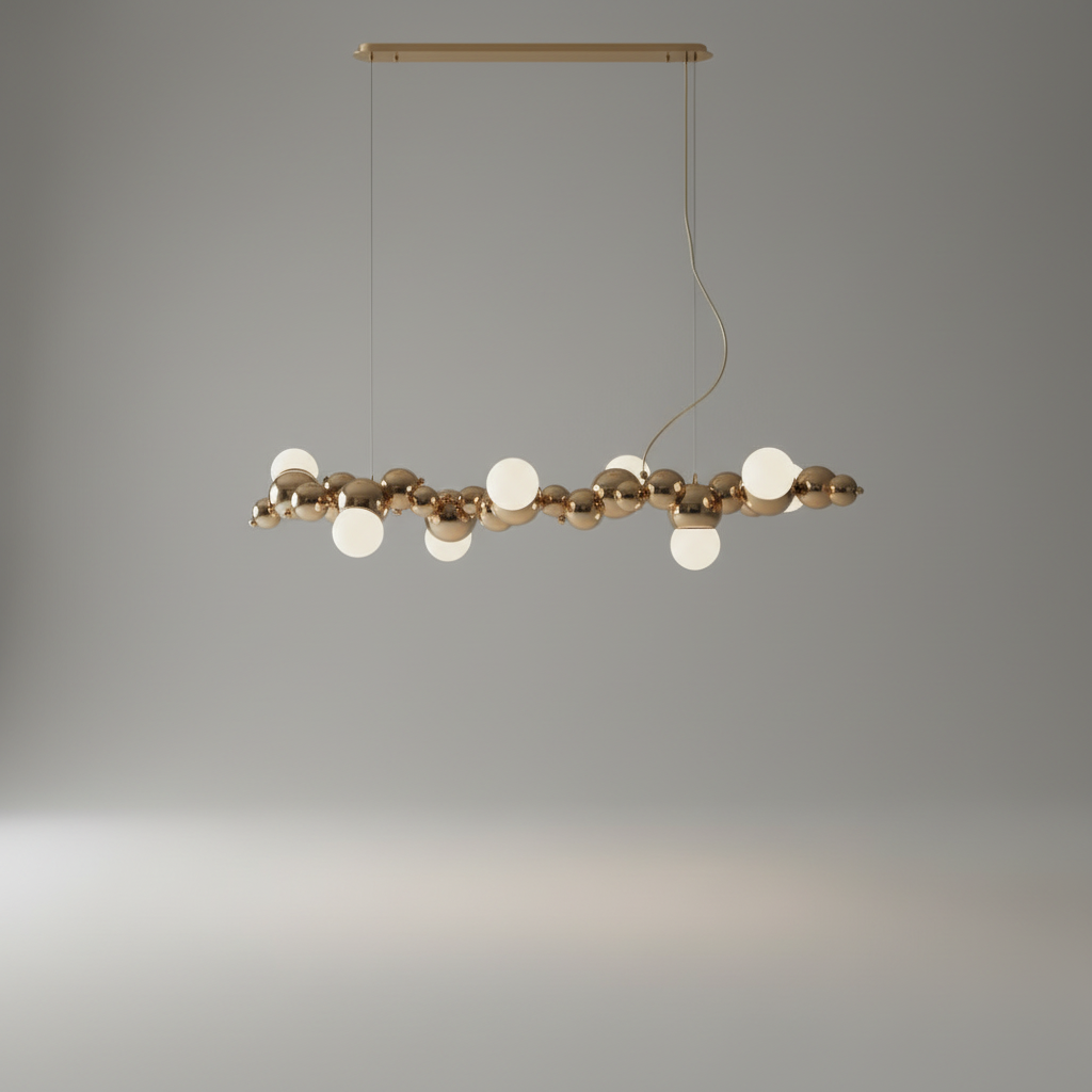 Byzantium Long Bubble Design Chandelier - Chandeliers | Lucera Lighting