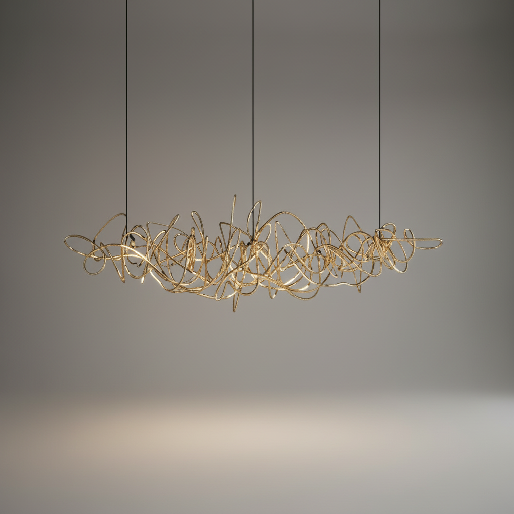 Isabelline Rectangle Chandelier - Chandeliers | Lucera Lighting