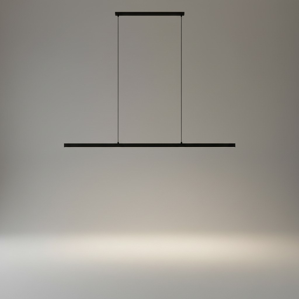 Palatinate Minimalist Black Chandelier - Pendant Lights | Lucera Lighting