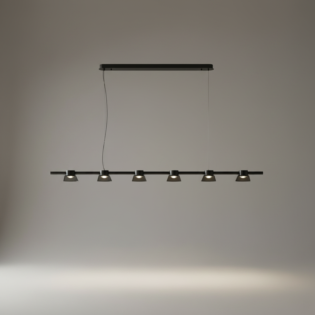 Gunnar Nordic Linear LED Chandelier - Pendant Lights | Lucera Lighting