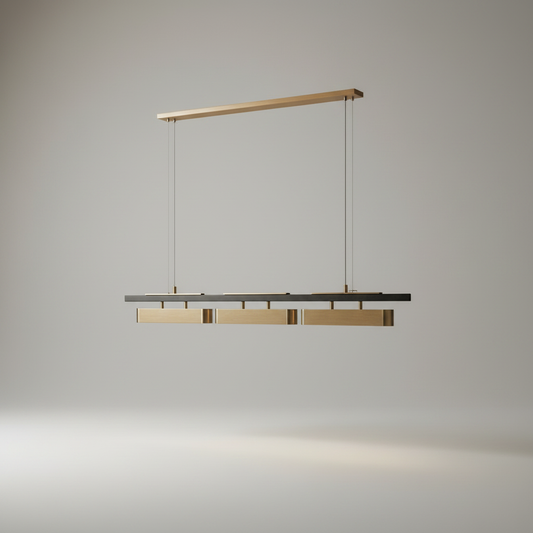 Oskar Modern Minimalistic Blocks LED Chandelier - Pendant Lights | Lucera Lighting
