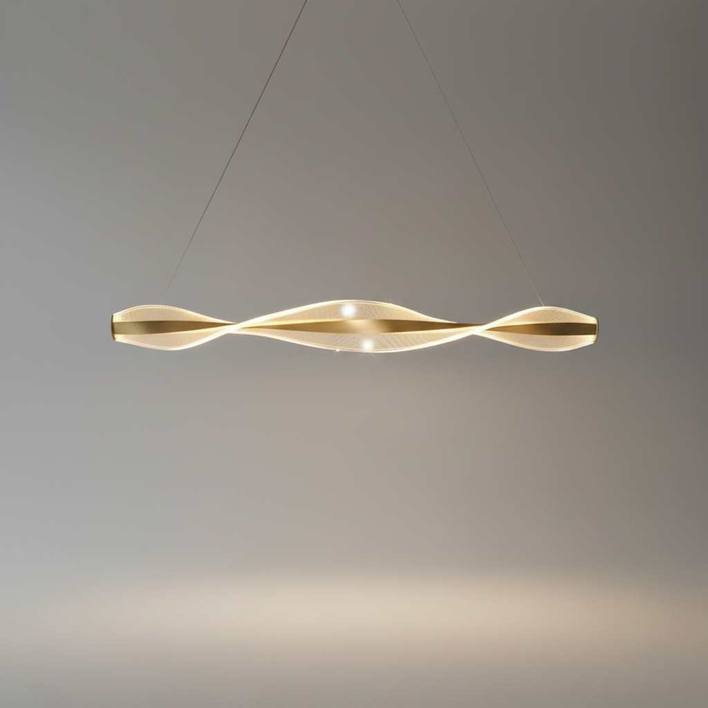 Brage Spiral Chandelier Nordic Style - Pendant Lights | Lucera Lighting