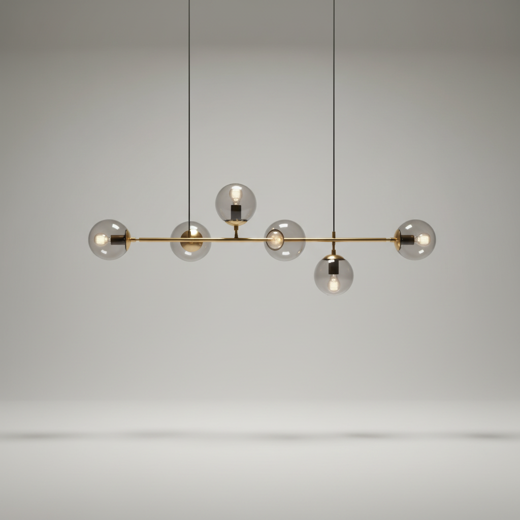 Dag Glass Ball LED Pendant Light for Dining Room - Pendant Lights | Lucera Lighting