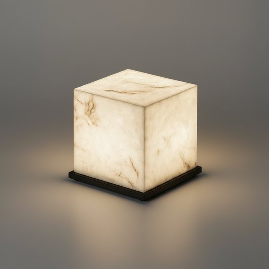 Vesta Marble Outdoor Floor Light - Exterior wall | Lucera Lighting