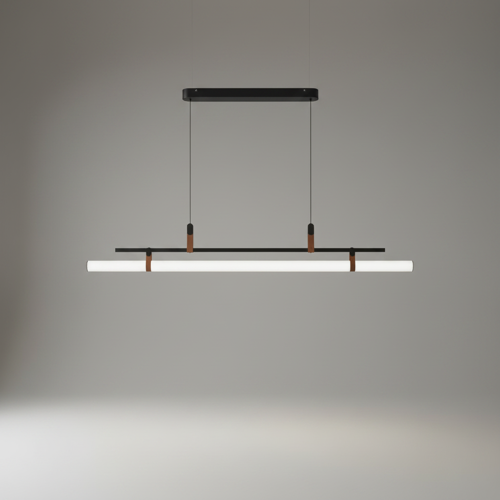 Njord Horizontal Long Bar Pendant Lamp - Pendant Lights | Lucera Lighting