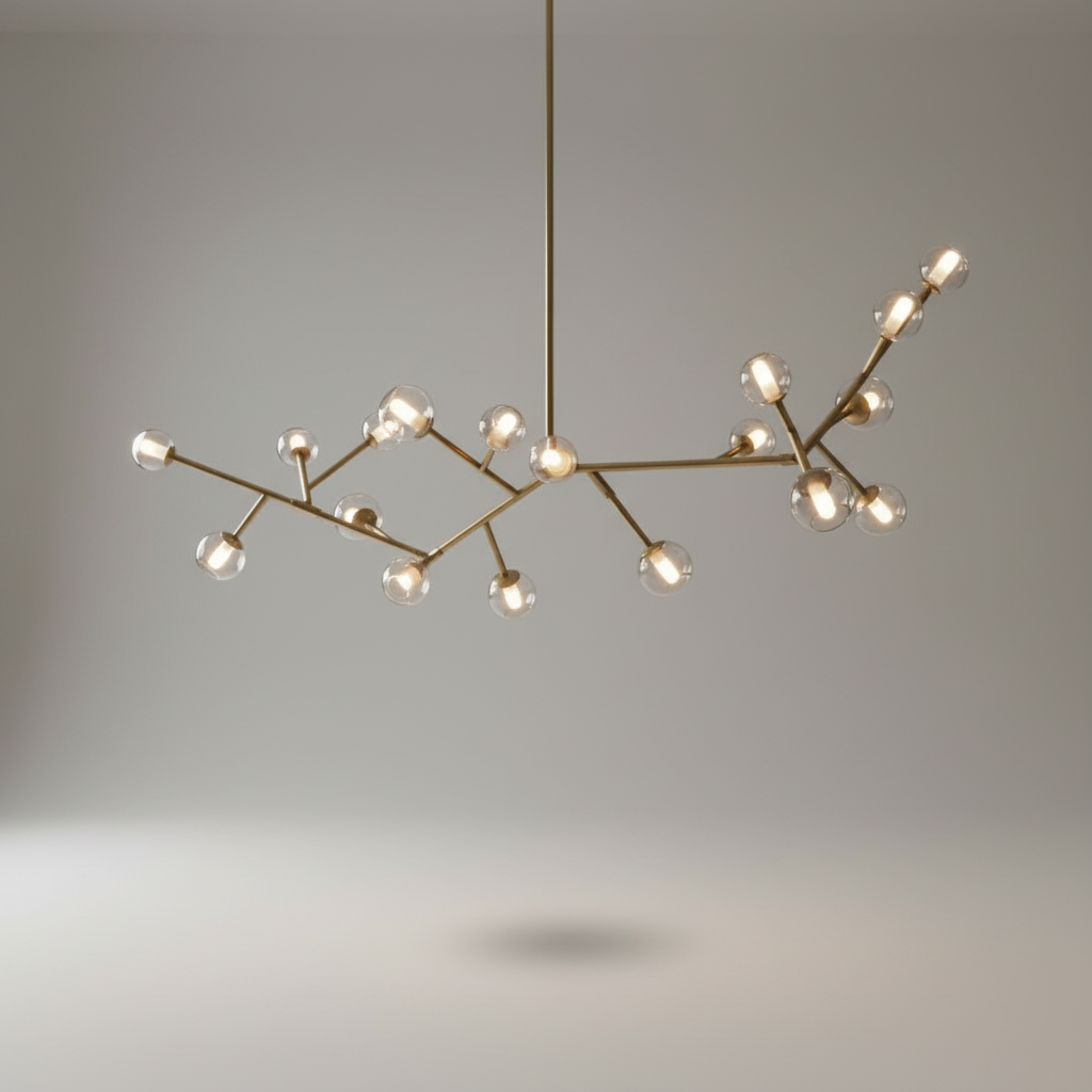 Norn Molecular-Shaped Chandelier - Chandeliers | Lucera Lighting