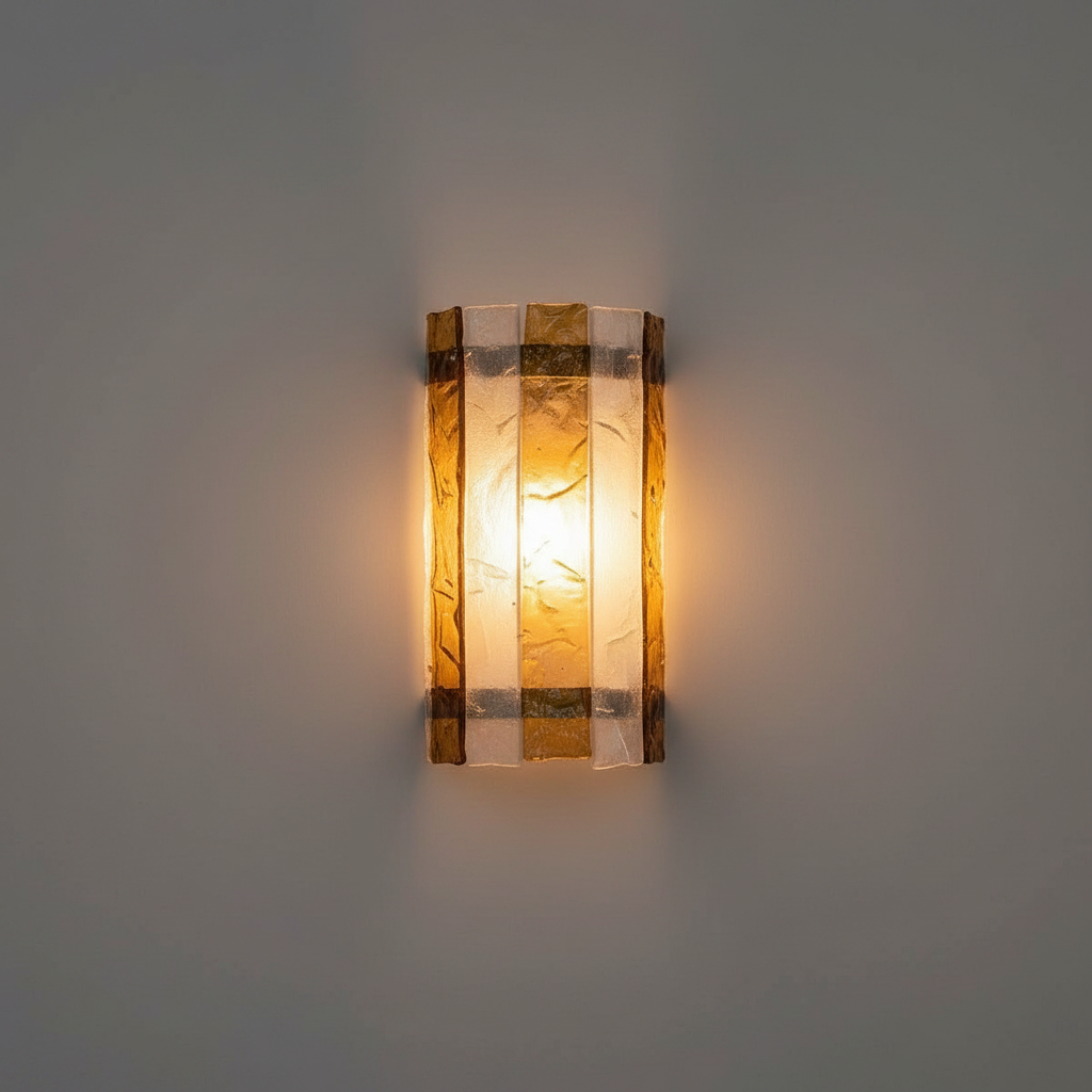 Luce Retro French Wall Lamp with Brass & Glass - Wall Lights & Sconces | Lucera Lighting