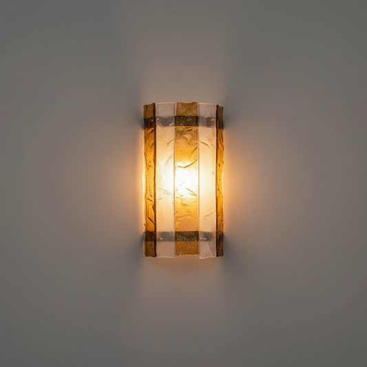 Luce Retro French Wall Lamp with Brass & Glass - Wall Lights & Sconces | Lucera Lighting