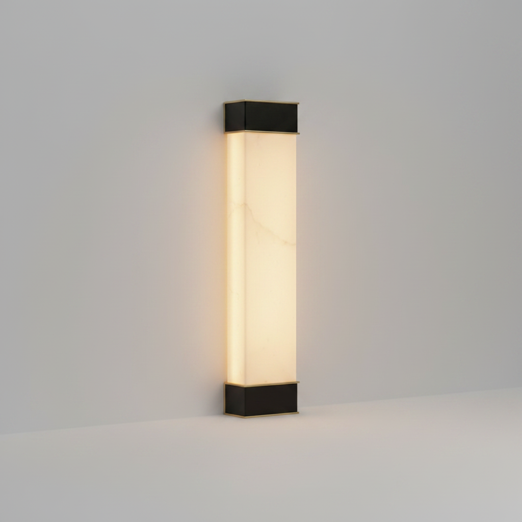 Marco Rectangular Marble Wall Lamp - Wall Lights & Sconces | Lucera Lighting