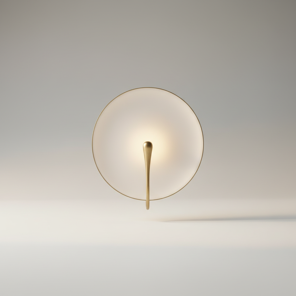 Notte Lens White Marble Wall Lamp - Wall Lights & Sconces | Lucera Lighting