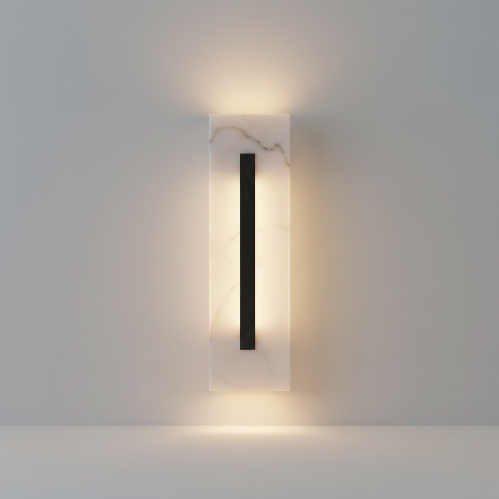 Porto Minimalistic Black Rectangular Wall Lamp - Wall Lights & Sconces | Lucera Lighting