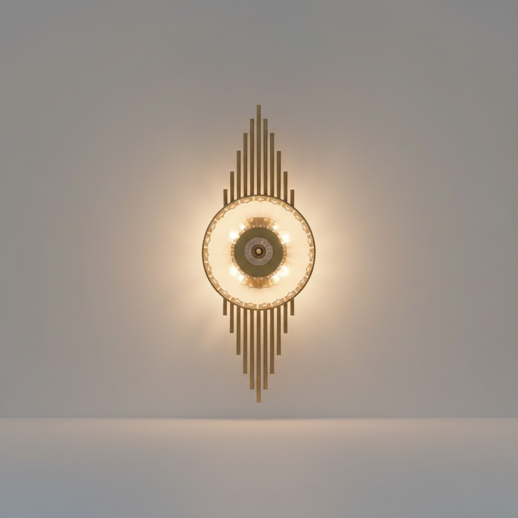 Lumiere Crystal LED Wall Lamp for Living Room - Wall Lights & Sconces | Lucera Lighting