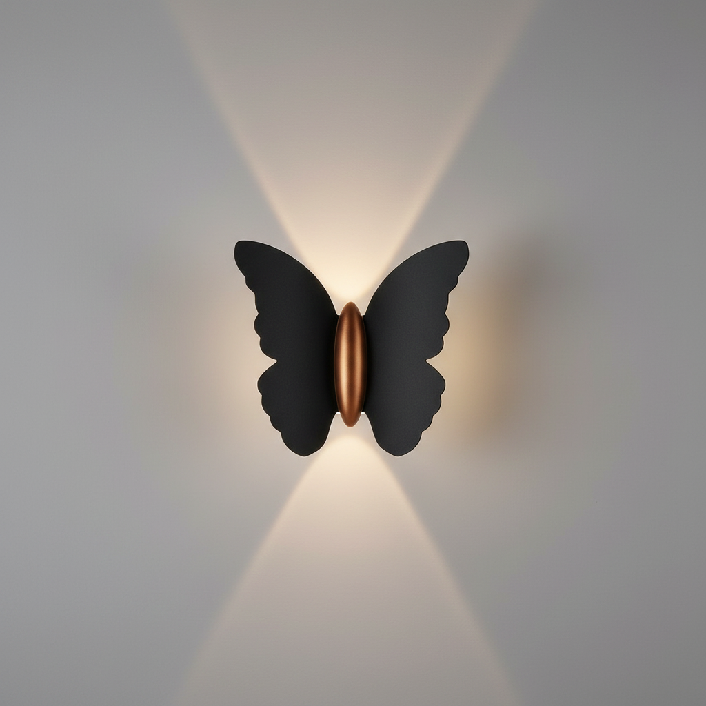 Titan Butterfly Wall Lamp - Exterior wall | Lucera Lighting