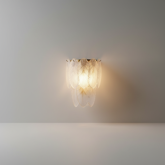 Albenga Feather Wall Lamp for Living Room - Wall Lights & Sconces | Lucera Lighting
