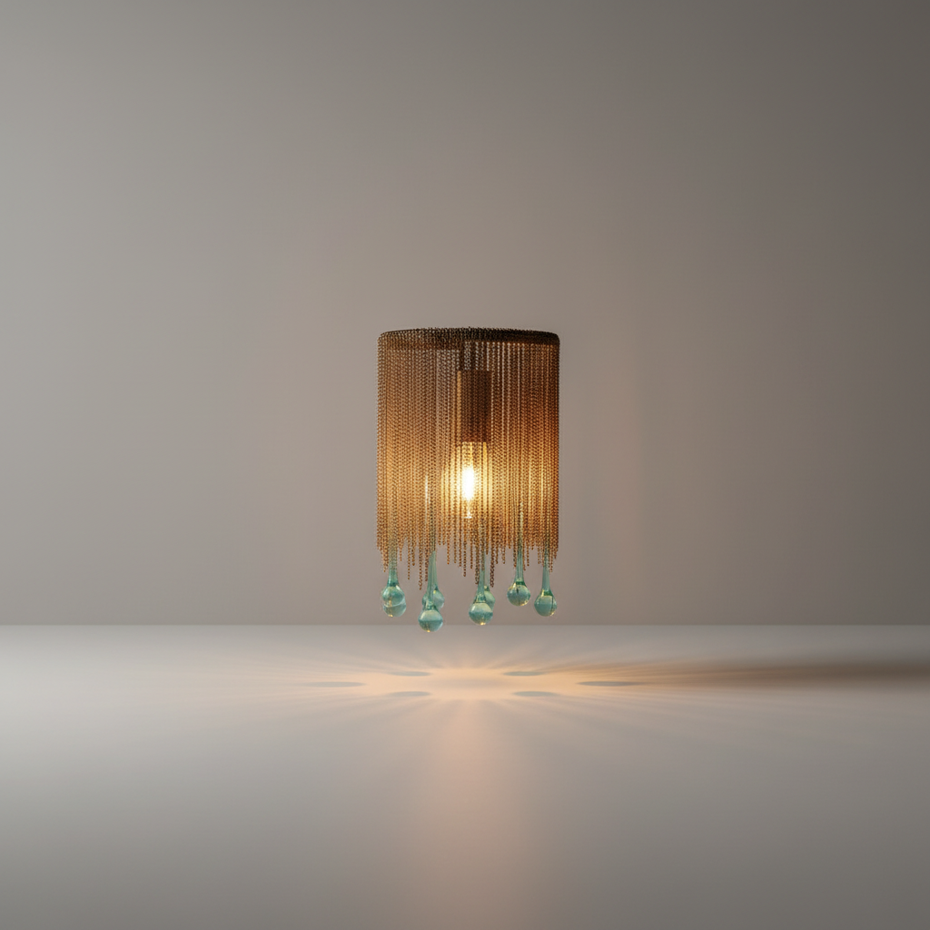 Mesure American Retro Wall Lamp - Crystal & Glass Sconce - Wall Lights & Sconces | Lucera Lighting