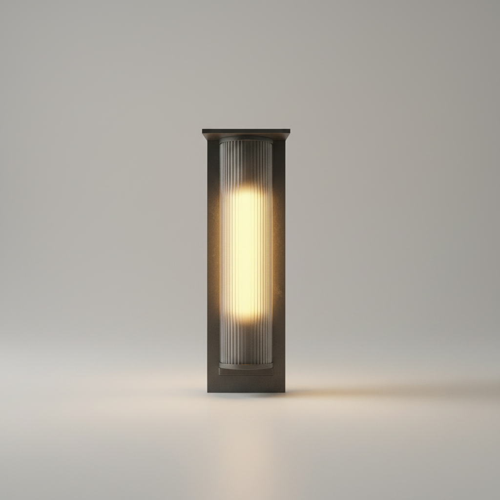 Triton Industrial Glass Wall Lamp - Exterior wall | Lucera Lighting