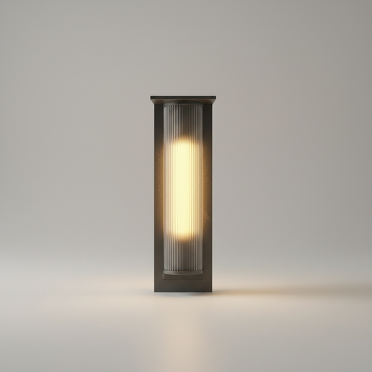 Triton Industrial Glass Wall Lamp - Exterior wall | Lucera Lighting