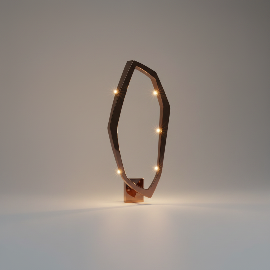 Metope Modern Minimalistic LED Steel Lamp - Wall Lights & Sconces | Lucera Lighting