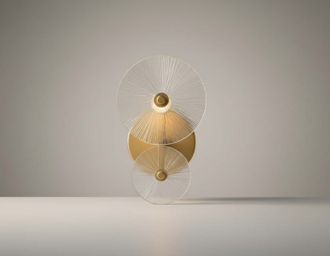 Echinus Modern Crystal Wall Lamp Circle Shaped - Wall Lights & Sconces | Lucera Lighting