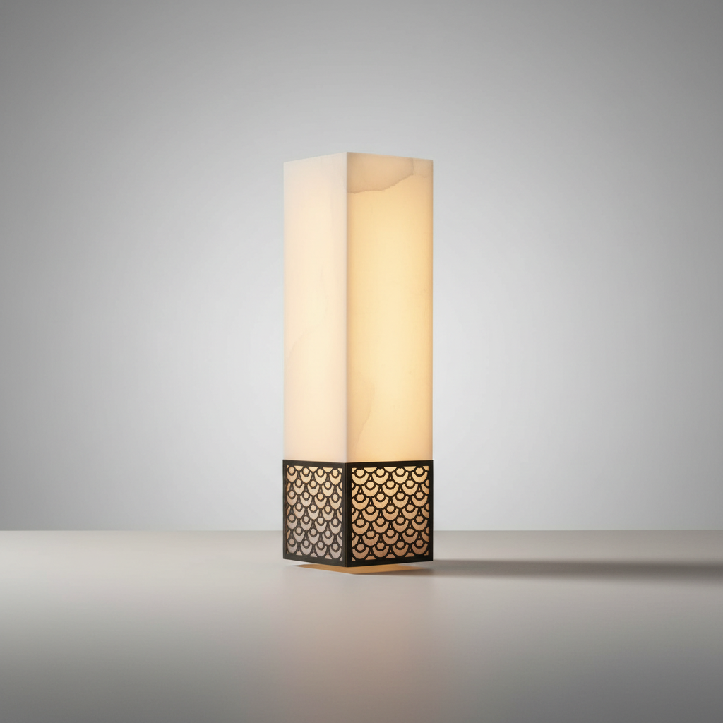 Astragal Marble Wall Lamp in Traditional Chinese Style - Wall Lights & Sconces | Lucera Lighting