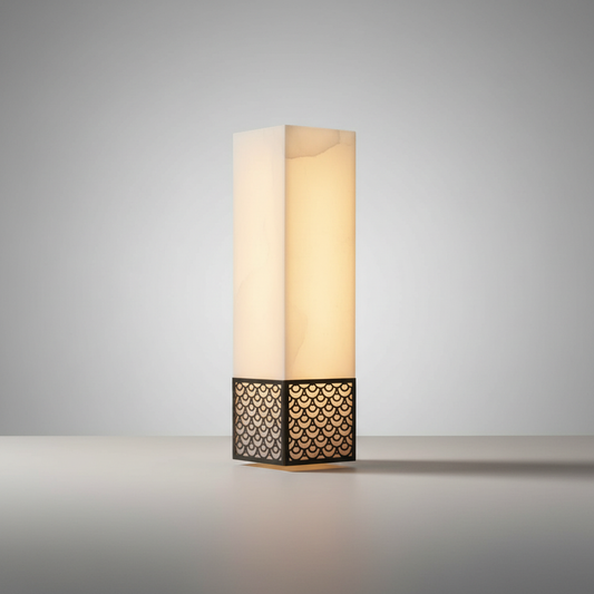 Astragal Marble Wall Lamp in Traditional Chinese Style - Wall Lights & Sconces | Lucera Lighting